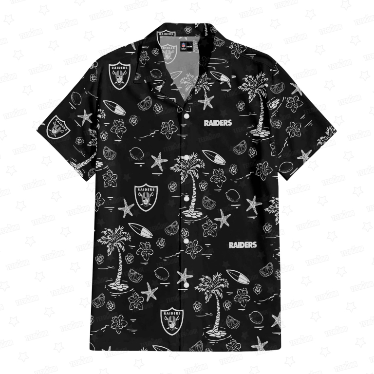 Las Vegas Raiders Tropicana Hawaiian Shirt