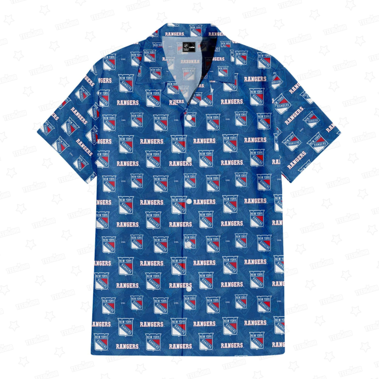 New York Rangers Frozen Rivals Hawaiian Shirt