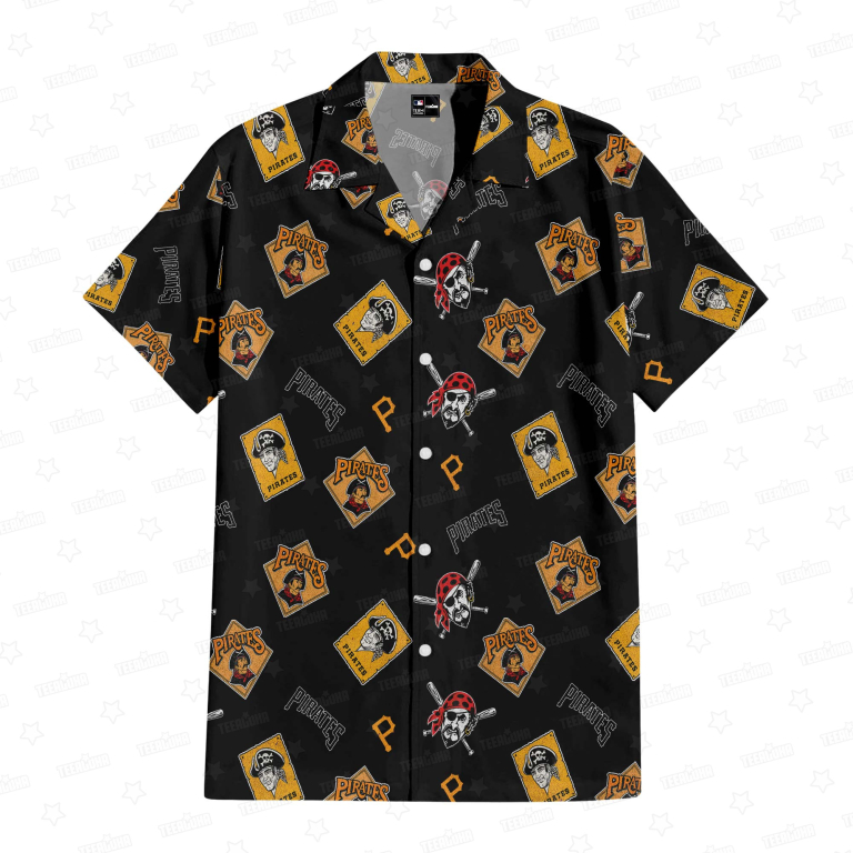 Pittsburgh Pirates Vintage Hawaiian Shirt