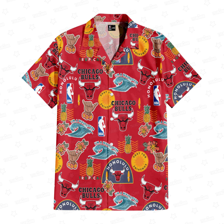 Chicago Bulls Aloha Breeze Hawaiian Shirt