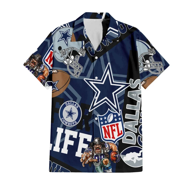 Dallas Cowboys For Life Hawaiian Shirt