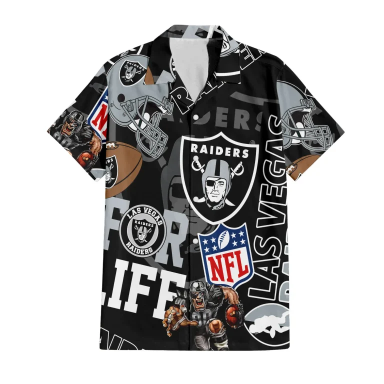 Las Vegas Raiders For Life Hawaiian Shirt