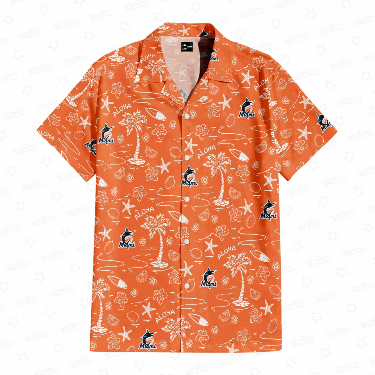 Miami Marlins Aloha Paradise Hawaiian Shirt